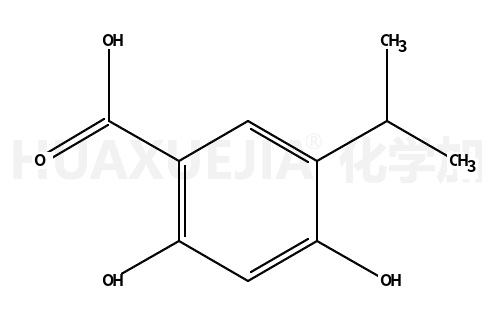 2,4-dihydroxy-5-propan-2-ylbenzoic acid