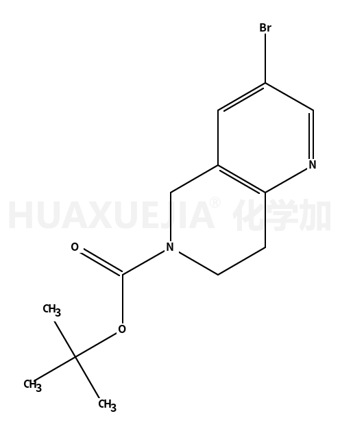 3-溴-7,8-二氢-1,6-萘啶-6(5h)-羧酸叔丁酯