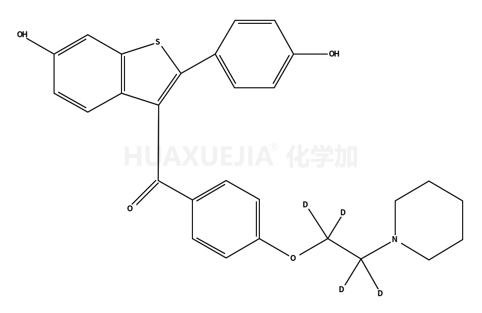 [6-hydroxy-2-(4-hydroxyphenyl)-1-benzothiophen-3-yl]-[4-(1,1,2,2-tetradeuterio-2-piperidin-1-ylethoxy)phenyl]methanone