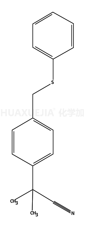 2-甲基-2-(4-((苯基硫代)甲基)苯基)丙腈