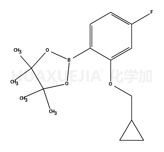 2-[2-(cyclopropylmethoxy)-4-fluorophenyl]-4,4,5,5-tetramethyl-1,3,2-dioxaborolane