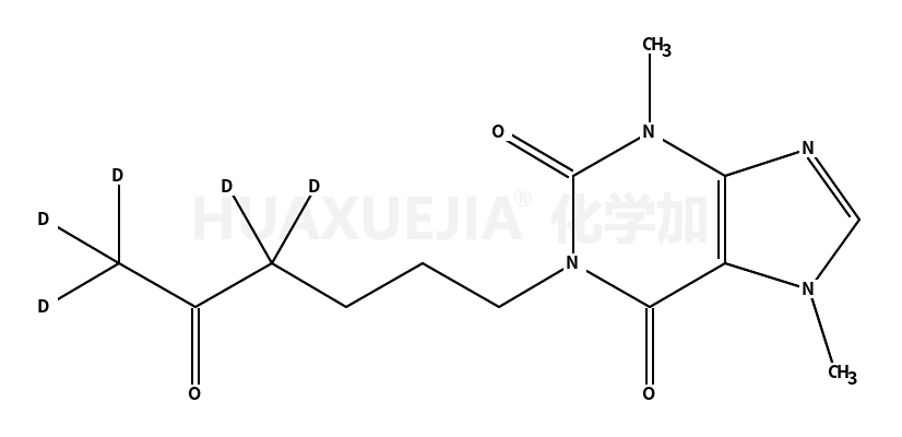 3,7-dimethyl-1-(4,4,6,6,6-d5-5-oxohexyl)-1H-purine2,6(3H,7H)-dione