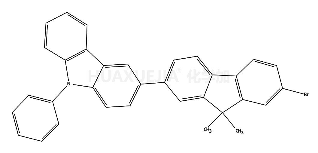 3-(7-溴-9,9-二甲基-9H-芴-2-基)-9-苯基-9H-咔唑