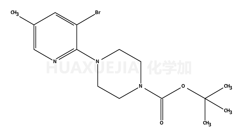 2-(4-BOC-哌嗪o)-3-溴-5-甲基吡啶