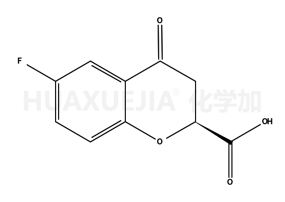 （2R）-6-氟-3，4-二氢-4-氧代-2H-1-苯并吡喃-2-甲酸