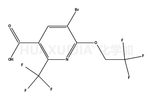 5-Bromo-6-(2,2,2-trifluoroethoxy)-2-(trifluoromethyl)nicotinic acid