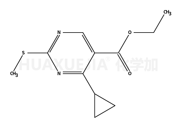 4-环丙基-2-(甲基硫代)嘧啶-5-羧酸乙酯
