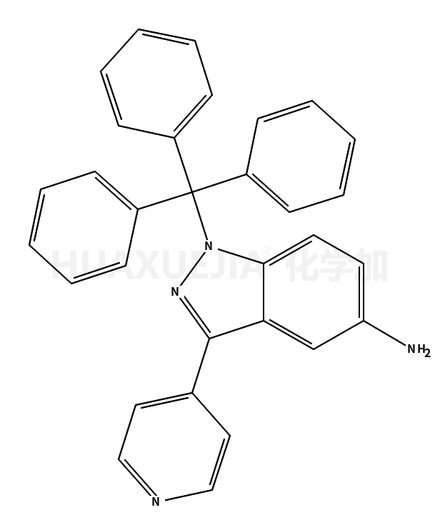 3-(吡啶-4-基)-1-三苯甲游基-1H-吲唑-5-胺