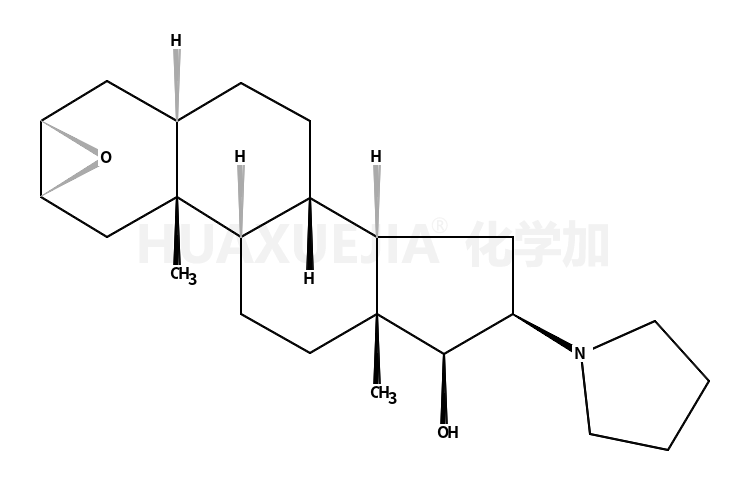 (2a,3a,5a,16b,17b)-2,3-环氧-16-(1-吡咯烷基)雄甾烷-17-醇
