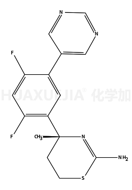 (4S)-4-[2,4-二氟-5-(5-嘧啶)苯基]-5,6-二氢-4-甲基-4H-1,3-噻嗪-2-胺