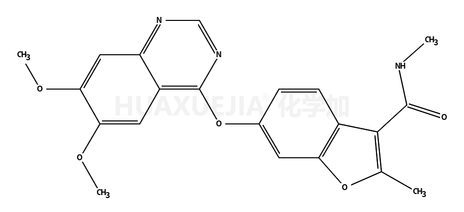 6-(6,7-二甲氧基喹唑啉-4-氧代)-N,2-二甲基苯并呋喃-3-甲酰胺