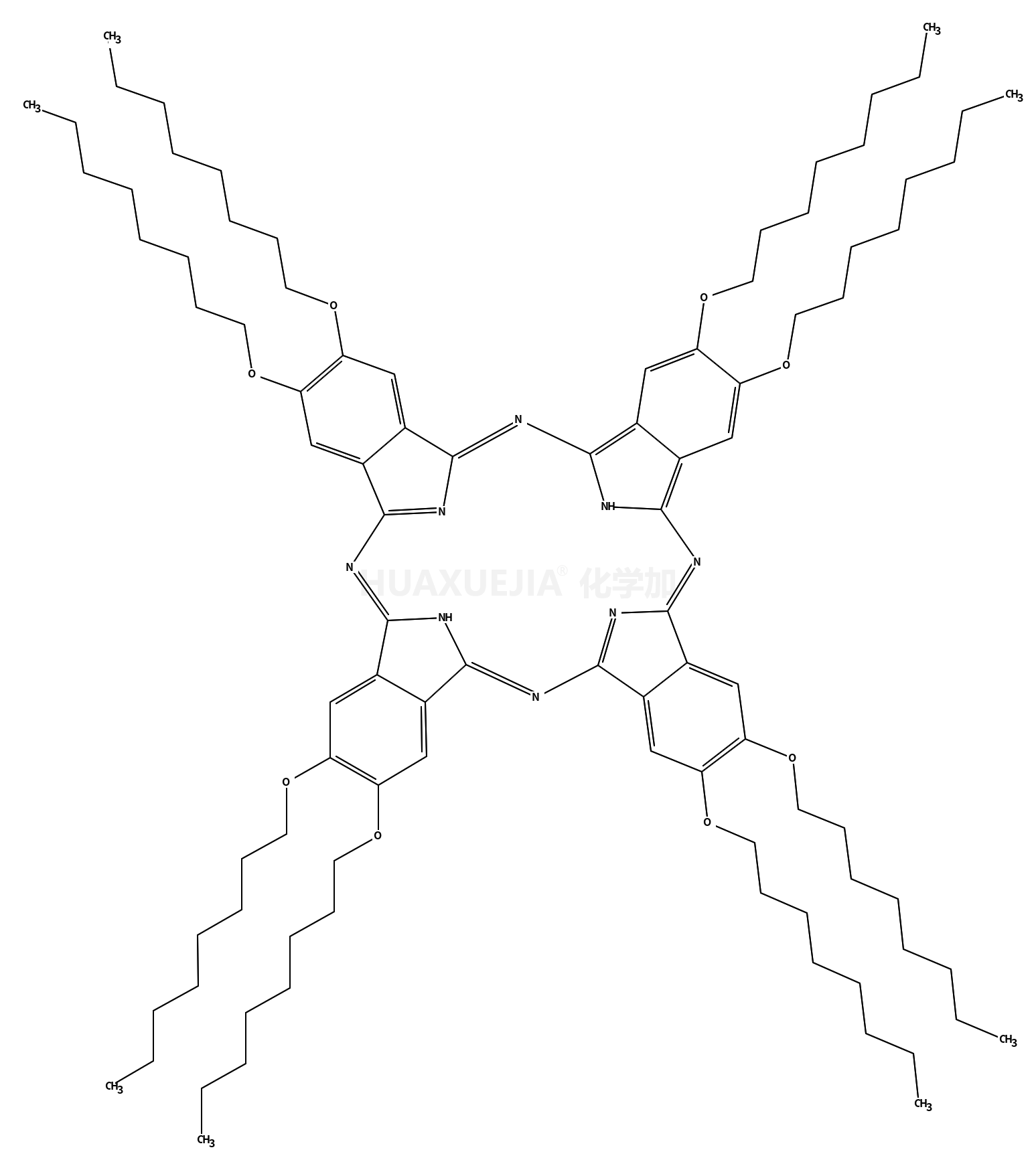 2,3,9,10,16,17,23,24-八辛氧基-29H,-31H-酞菁染料