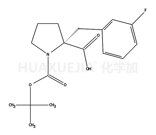 (2S)-2-[(3-fluorophenyl)methyl]-1-[(2-methylpropan-2-yl)oxycarbonyl]pyrrolidine-2-carboxylic acid