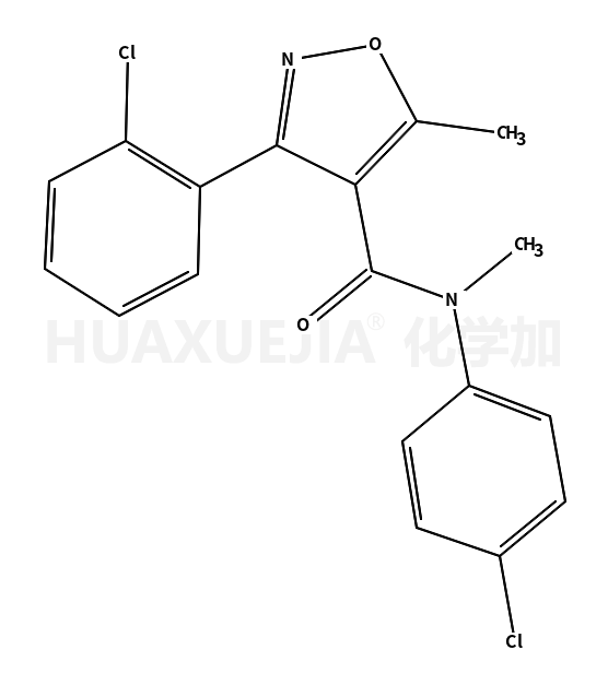 3-(2-氯苯基)-n-(4-氯苯基)-n,5-二甲基-4-异噁唑羧酰胺