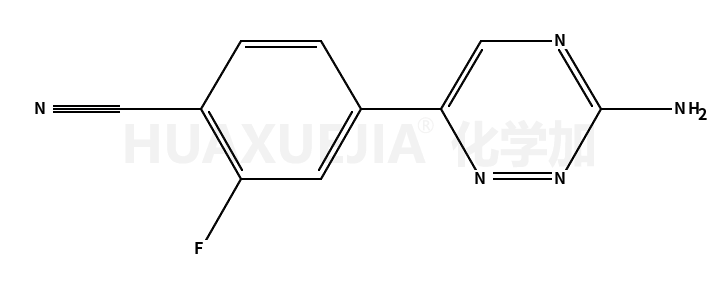 4-(3-Amino-1,2,4-triazin-6-yl)-2-fluorobenzonitrile