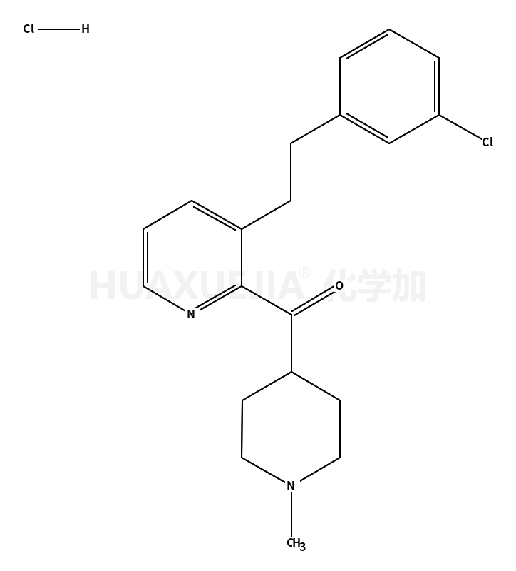 (1-甲基-4-哌啶基)[3-[2-(3-氯苯基)乙基]吡啶-2-基]甲酮盐酸盐