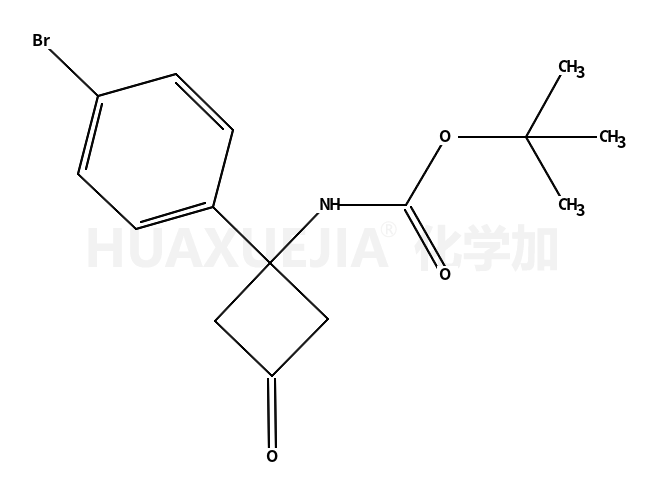 tert-Butyl (1-(4-bromophenyl)-3-oxocyclobutyl)carbamate