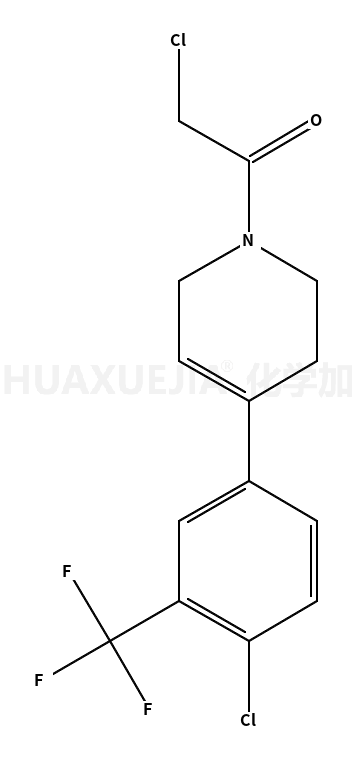 2-chloro-1-[4-[4-chloro-3-(trifluoromethyl)phenyl]-3,6-dihydro-2H-pyridin-1-yl]ethanone