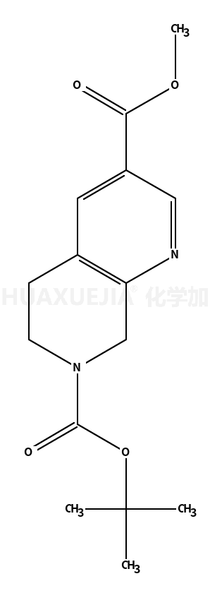 7-叔丁基 3-甲基 5,6-二氢-1,7-萘啶-3,7(8h)-二羧酸