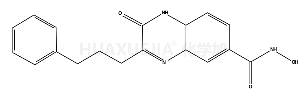 N-Hydroxy-2-oxo-3-(3-phenylpropyl)-1,2-dihydro-6-quinoxalinecarbo xamide