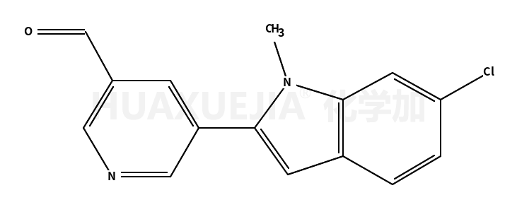 5-(6-氯-1-甲基-吲哚-2-基)烟醛