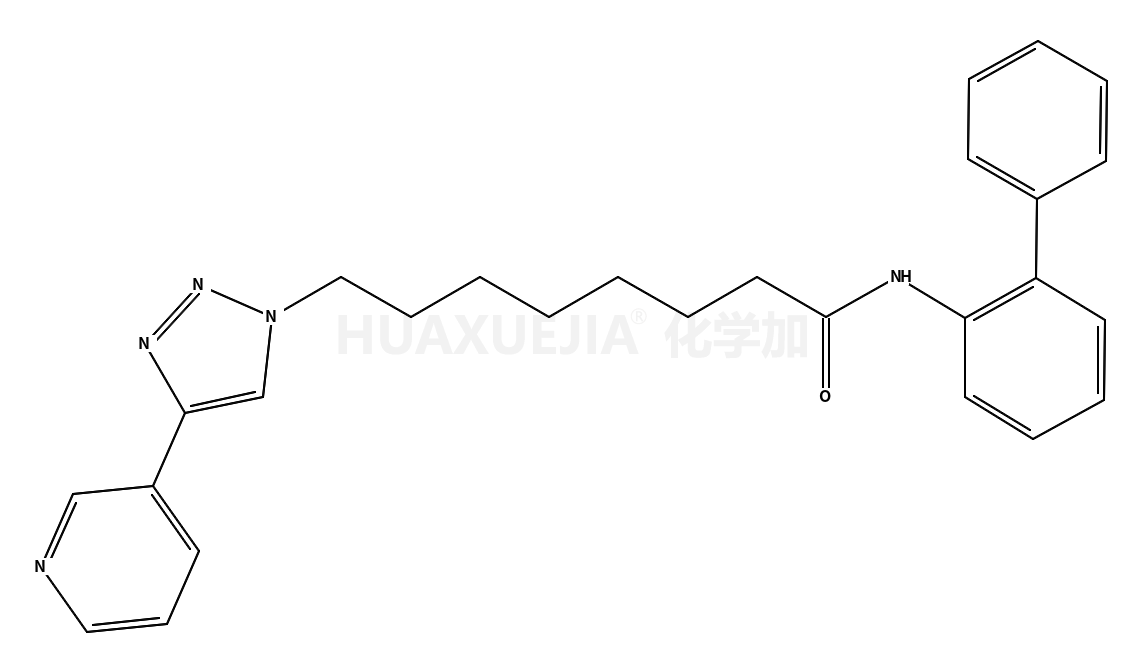 N-(2-phenylphenyl)-8-(4-pyridin-3-yltriazol-1-yl)octanamide