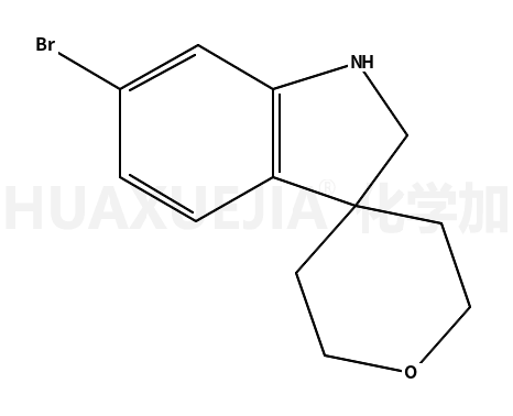 6-bromospiro[1,2-dihydroindole-3,4'-oxane]