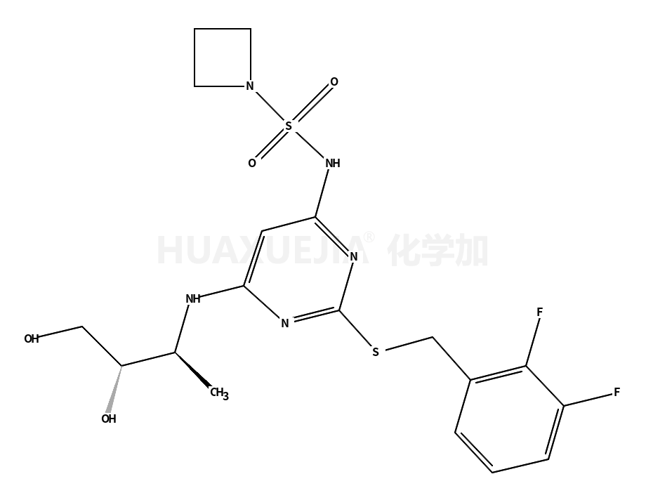 N-[2-[[(2,3-二氟苯基)甲基]硫代]-6-[[(1r,2r)-2,3-二羟基-1-甲基丙基]氨基]-4-嘧啶]-1-氮杂丁烷磺酰胺