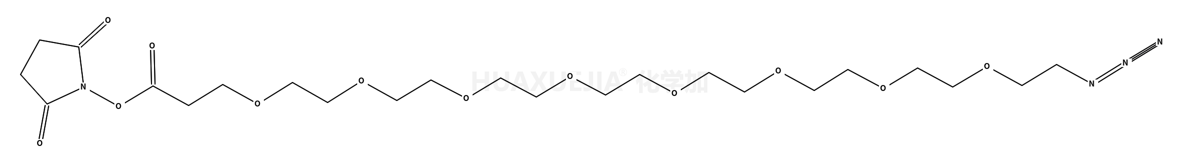 N3-PEG8-CH2CH2COONHS Ester