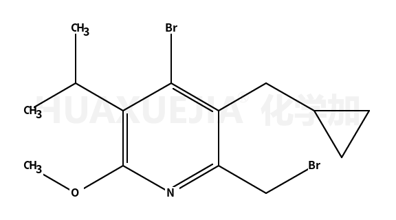 4-bromo-2-(bromomethyl)-3-(cyclopropylmethyl)-6-methoxy-5-propan-2-ylpyridine
