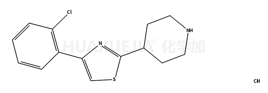 • Piperidine, 4-[4-(2-chlorophenyl)-2-thiazolyl]-, hydrochloride (1:1)