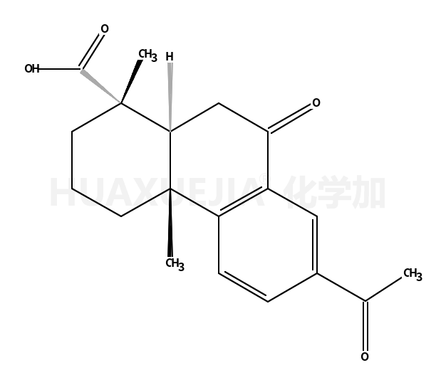 13-acetyl-7-oxo-8,11,13-podocarpatrien-18-oic acid