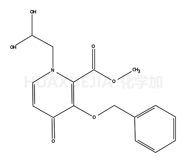 2-​Pyridinecarboxylic acid, 1-​(2,​2-​dihydroxyethyl)​-​1,​4-​dihydro-​4-​oxo-​3-​(phenylmethoxy)​-​, methyl ester