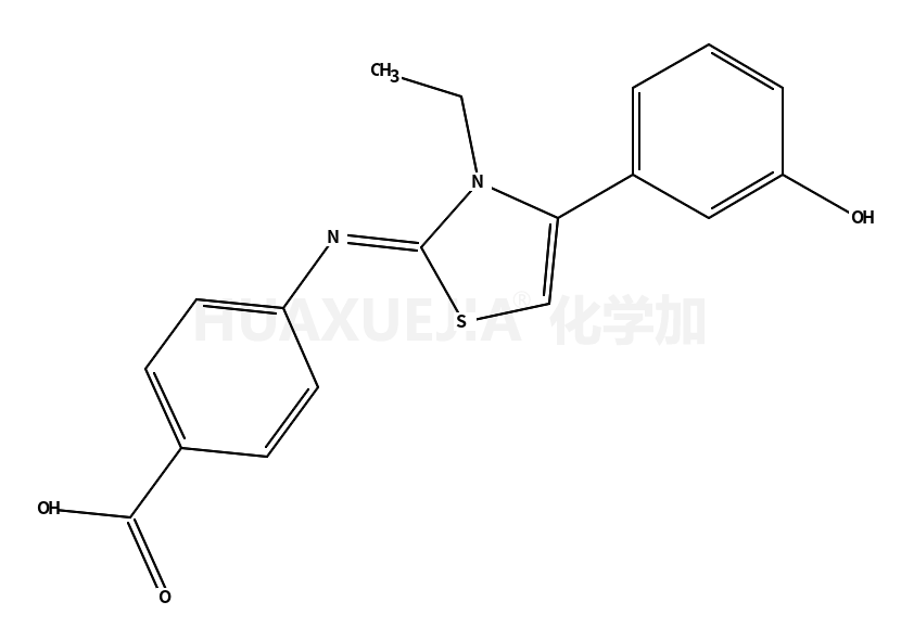 4-[(Z)-[3-乙基-4-(3-羟基苯基)-2(3H)-噻唑基亚基]氨基]苯甲酸