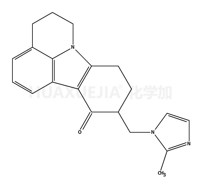 (R,S)-4,5,6,8,9,10-hexahydro-10-[(2-methyl-1H-imidazol-1-yl)methyl]-11H-pyrido-[3,2,1-jk]-carbazol-11-on