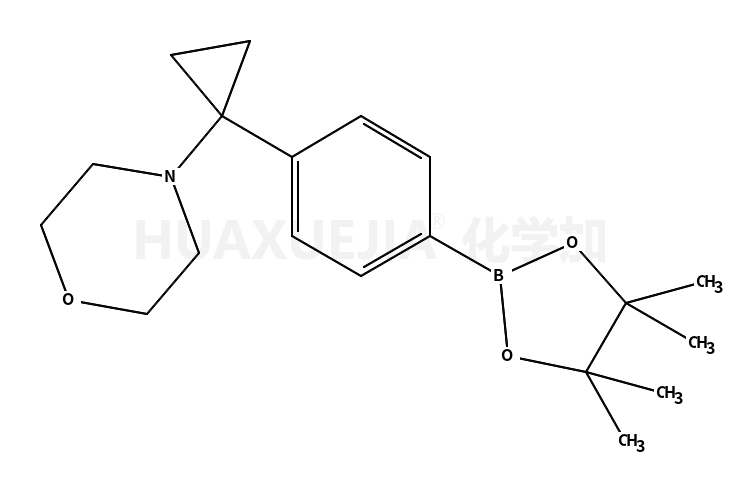 4-(1-(4-(4,4,5,5-Tetramethyl-1,3,2-dioxaborolan-2-yl)phenyl)cyclopropyl)morpholine