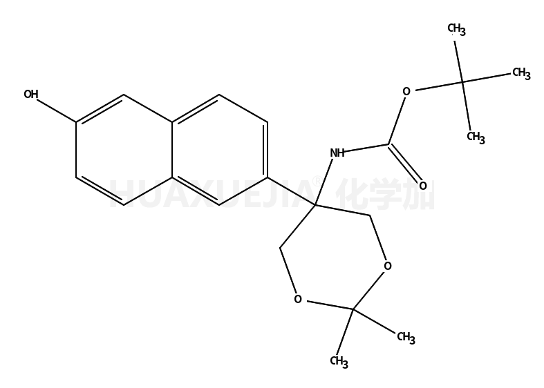5-(6-羟基萘-2-基)-2,2-二甲基-1,3-二噁烷-5-基氨基甲酸叔丁酯