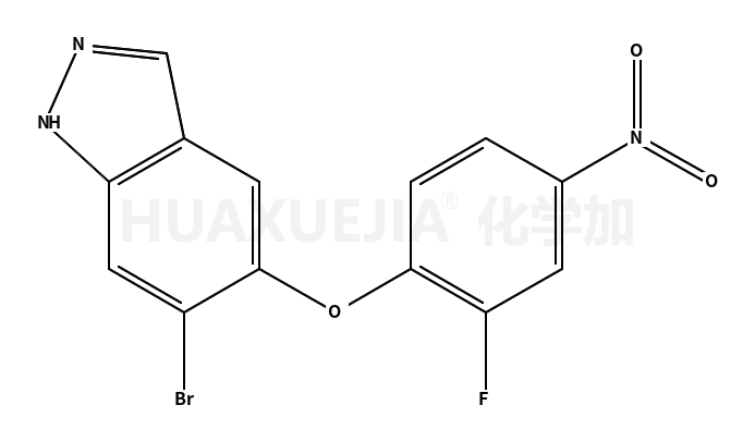 6-bromo-5-(2-fluoro-4-nitrophenoxy)-1H-indazole