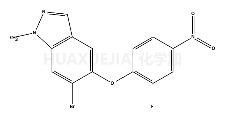 6-溴-5-(2-氟-4-硝基苯氧基)-1-甲基-1H-吲唑