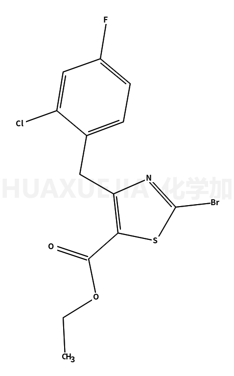 ethyl 2-bromo-4-[(2-chloro-4-fluorophenyl)methyl]-1,3-thiazole-5-carboxylate