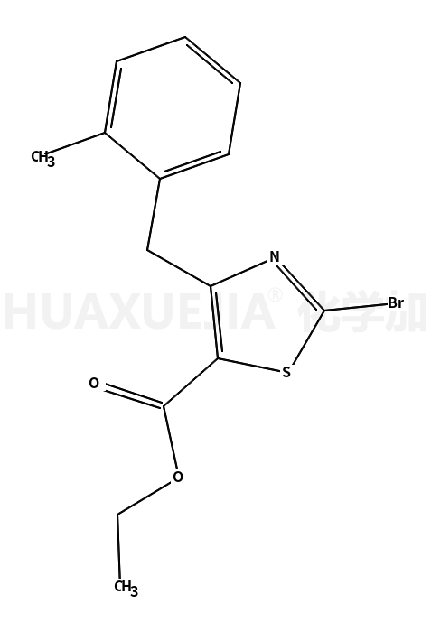 ethyl 2-bromo-4-[(2-methylphenyl)methyl]-1,3-thiazole-5-carboxylate