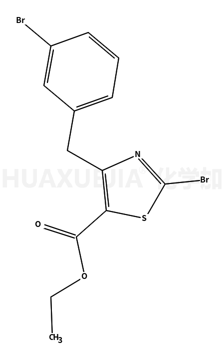ethyl 2-bromo-4-[(3-bromophenyl)methyl]-1,3-thiazole-5-carboxylate