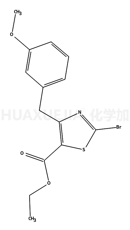 ethyl 2-bromo-4-[(3-methoxyphenyl)methyl]-1,3-thiazole-5-carboxylate