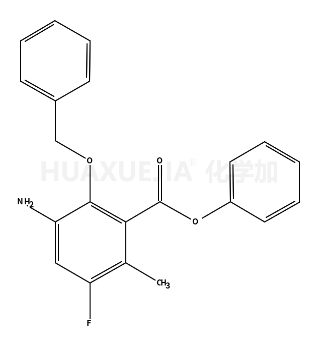 phenyl 3-amino-2-(benzyloxy)-5-fluoro-6-methylbenzoate