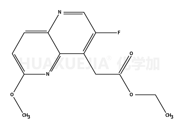2-(3-氟-6-甲氧基-1,5-萘啶-4-基)乙酸乙酯