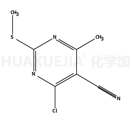 4-Chloro-6-methyl-2-(methylthio)pyrimidine-5-carbonitrile