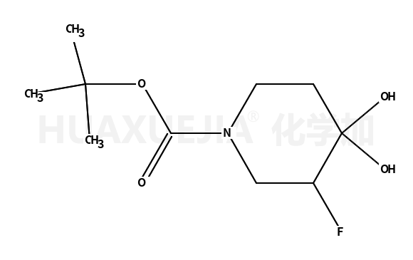 2-Methyl-2-propanyl 3-fluoro-4,4-dihydroxy-1-piperidinecarboxylat e