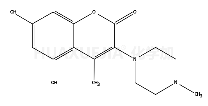 5,7-二羟基-4-甲基-3-(4-甲基哌嗪-1-基)-2H-色烯-2-酮