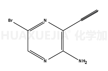 5-溴-3-乙炔吡嗪-2-胺