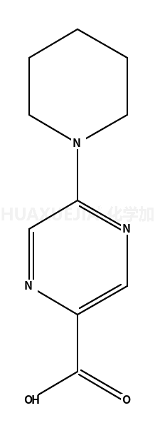 5-piperidin-1-ylpyrazine-2-carboxylic acid